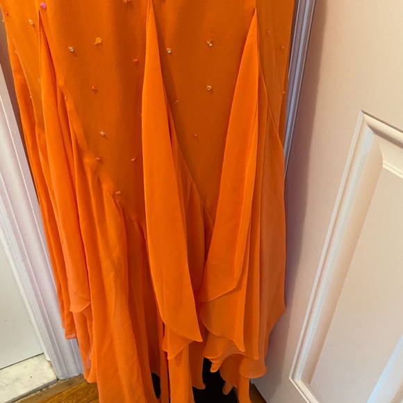 Alfred Angelo Halter cocktail gown Latin Dancer size 12 PROM - Picture 7 of 14